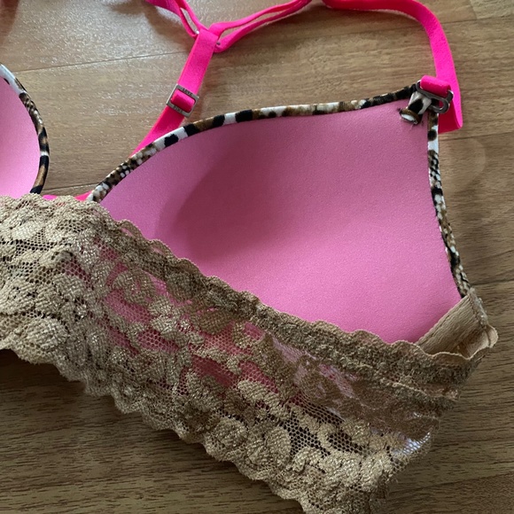 PINK Victoria's Secret Cheetah Print Lace Bra - Picture 4 of 7